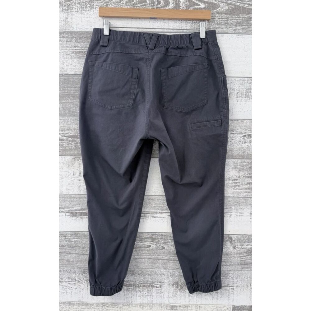 Duluth Trading Co Ankle Pants Womens 12 Gray Stretch Hiking Trousers Fit 32x26 - Picture 2 of 9